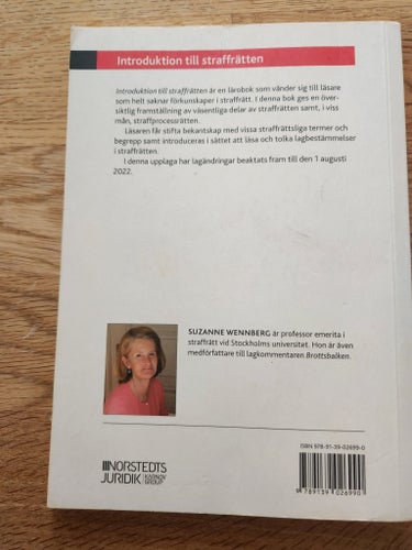 Introduktion till straffrätten av Suzanne Wennberg, Trettonde upplagan