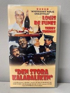 VHS: Den Stora Kalabaliken med Louis de Funès och Terry-Thomas