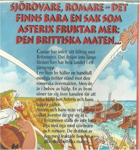 ASTERIX OCH BRITTERNA ( VHS FILM )