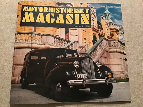 MOTORHISTORISKT MAGASIN NR 1 1996 POLISPIKET,POLIS PIKET,JEEPSTER,DAIMLER,
