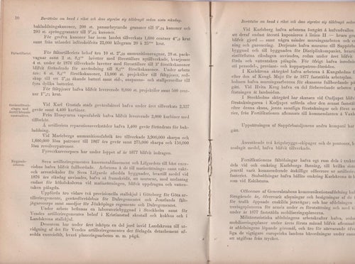 SFS 1878 Bihang 4 Berättelse om hwad i Riket sig tilldragit sedan sista riksdag