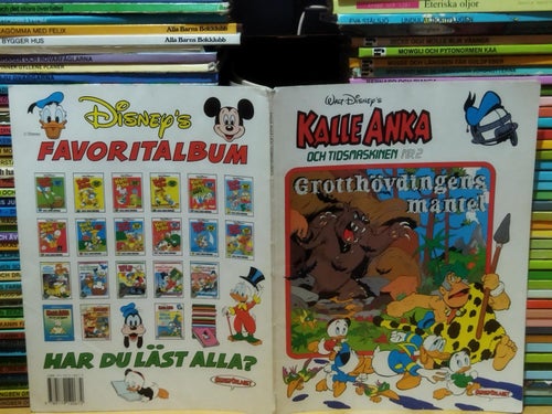 Walt Disney's Kalle Anka och tidsmaskinen nr 2 Grotthövdingens mantel. VF