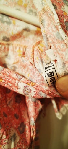 Rosa nattklänning, storlek 42