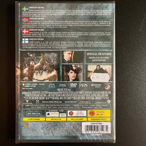 SHERLOCK HOLMES. DVD ACTION -09. INPLASTAD