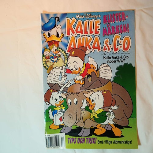 Kalle Anka & co - 1993 nr 40 - Bilaga: Klistermärken