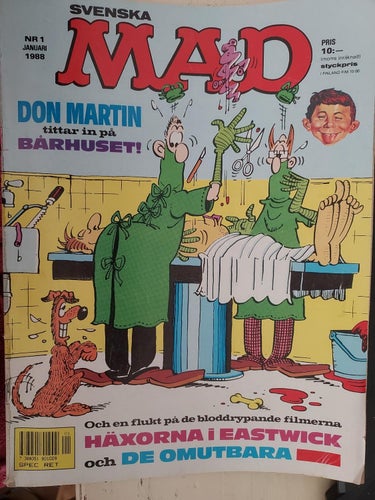 svenska MAD nr 1/1988 !