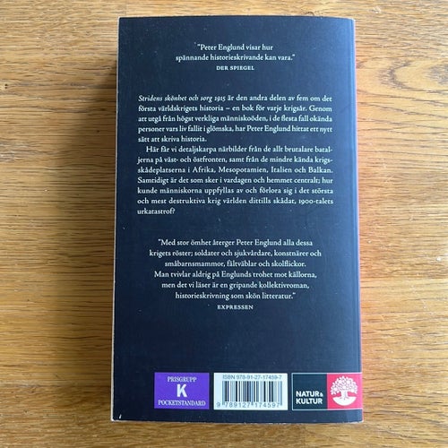 1915: Stridens skönhet och sorg av Peter Englund, 2015