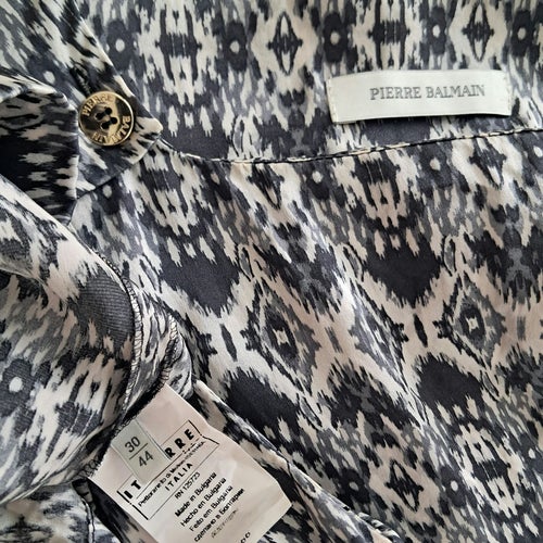Pierre Balmain-sidenklänning