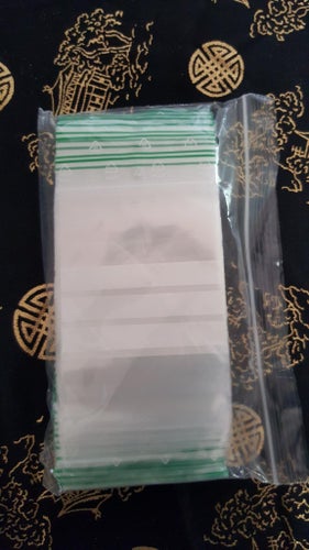 **100 ST BLIXTLÅSPÅSAR 70x100MM med skrivfält**