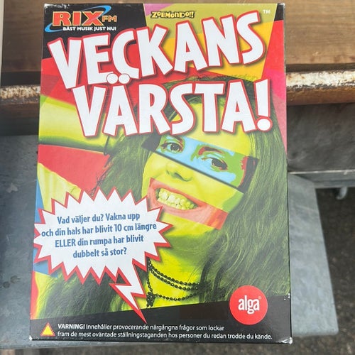 Sällskapsspel: Veckans Värsta!