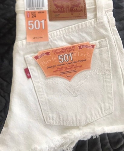 Helt nya! Levi's 501 denim shorts