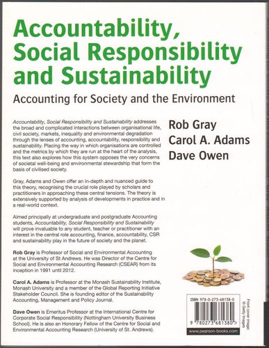 Accountability, Social Responsibility, and Sustainability: Accounting for...