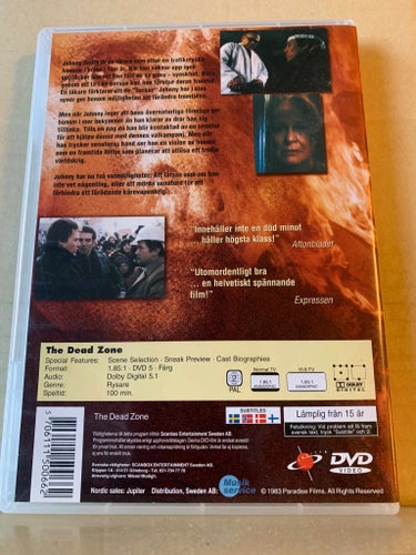 The dead zone, Dvd