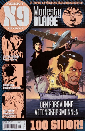 Agent X9 Serietidning 2017 nr 10 (Oläst arkivex) Modesty Blaise
