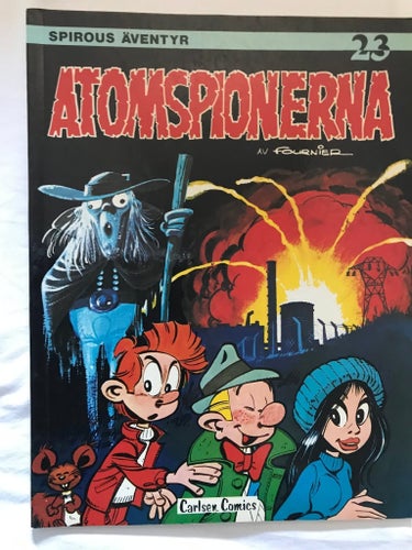 Spirou 23 Atomspionerna av Fournier, 1980