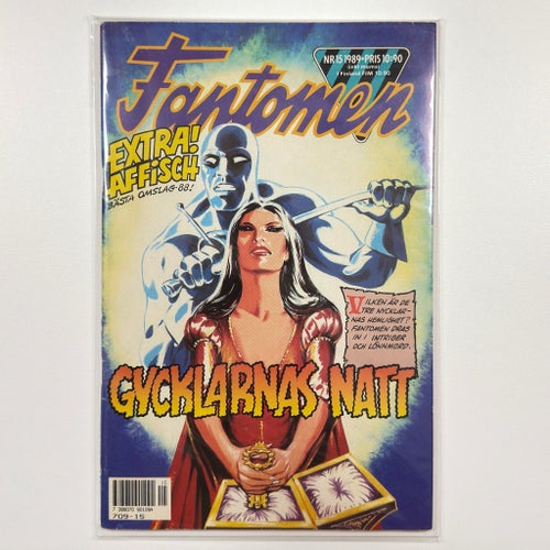 Fantomen 1989 Nr 15 (Semic) (NM) – Komplett affisch