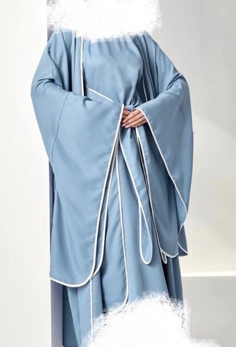 Blå abaya