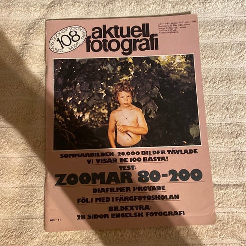 Aktuell Fotografi 11-1980 nikon Canon Hasselblad