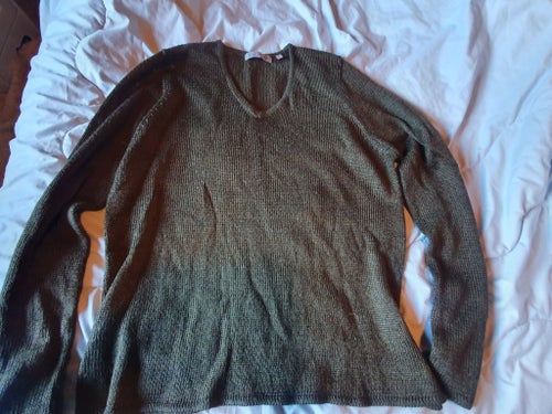 Tröja grön Classic Woman, acryl polyester, mjuk och skön, storlek 42/44