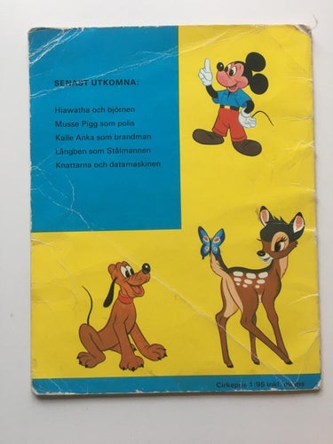 LÅNGBEN som Stålmannen - WALT DISNEY´s STJÄRNBÖCKER