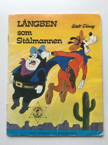 LÅNGBEN som Stålmannen - WALT DISNEY´s STJÄRNBÖCKER