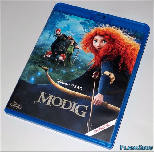 Modig - Disney Pixar - Blu-ray med svensk text