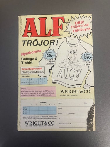 Alf nr 3 1989
