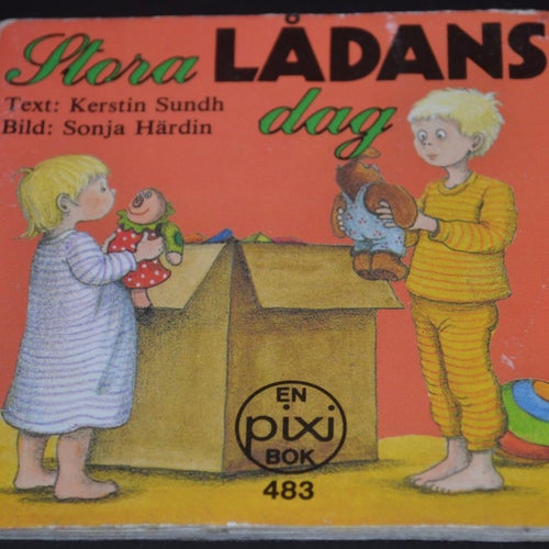 Äldre Pixi bok Stora lådans dag