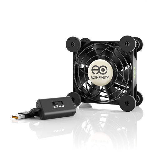 NY MULTIFAN S1, Tyst 80 mm USB-fläkt • 26 CFM/22 dB • UL-cert PS5, Xbox m.m •