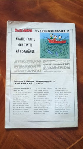 Walt Disney's KALLE ANKA & C:O Nr 10, 1958