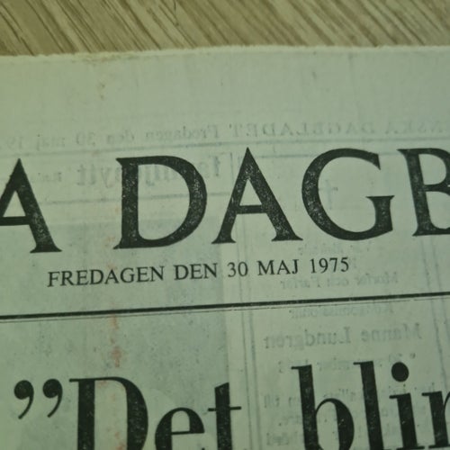 Svenska Dagbladet 30 maj 1975