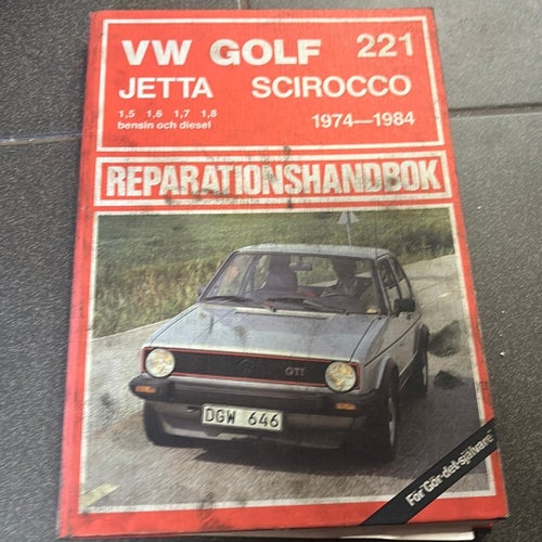 VW Golf, Jetta, Scirocco Reparationshandbok 1974-1984