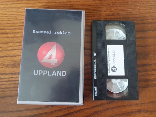 TV4 Uppland Reklamfilmer VHS