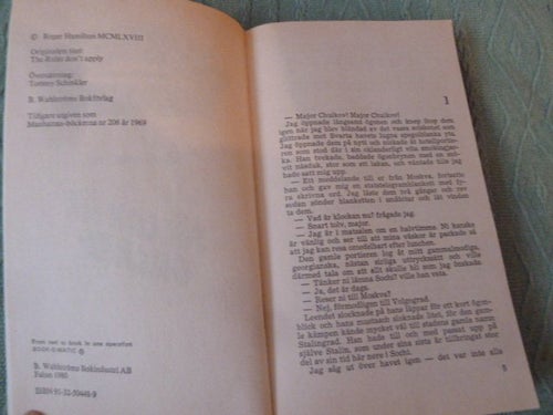 FÄLLAN ÄR GILLRAD, R.HAMILTON BOK, BÖCKER
