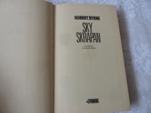 SKY SKRAPAN, R. BYRNE, 1987,  BÖCKER
