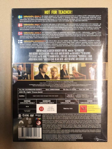 DVD Californication Säsong 3 Svensk text INPLASTAD