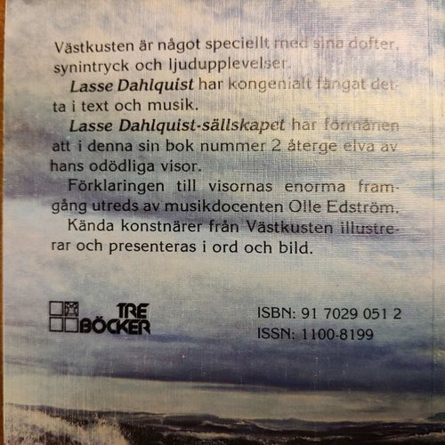 Boken om Lasse Dahlquist nummer 2 (hft) artist sångare Göteborg Västkusten