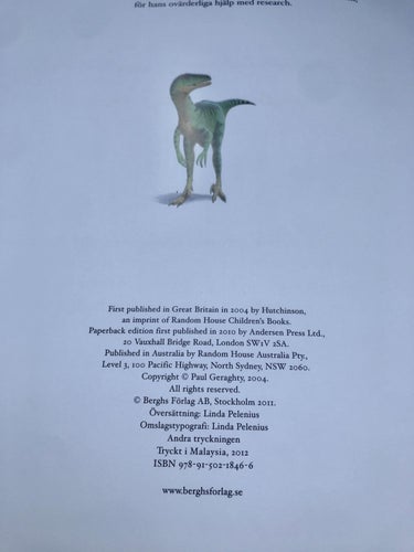 TALON DEN MODIGA DINOSAURIEN Paul Geraghty 2012