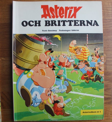 Asterix och britterna 1971 NR 5 2:a uppl