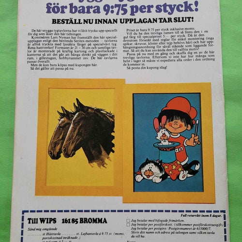Motormulle och snabba Ville nr 3 från 1973