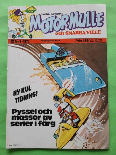 Motormulle och snabba Ville nr 3 från 1973
