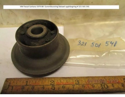 VW Passat Santana 1979-88 Gummibussning till Bakaxel upphägning # 321-501-541