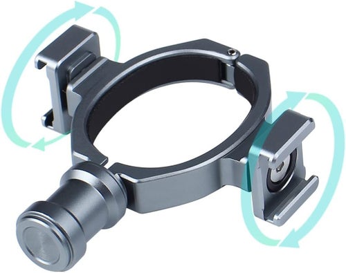 NY Ringklämma / Gimbal Mic Mount * adapter för DJI OM 6 5 4, OSMO Mobile 3