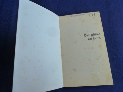 DET GÄLLER ETT BARN, L. MARTIN, 1973, BÖCKER