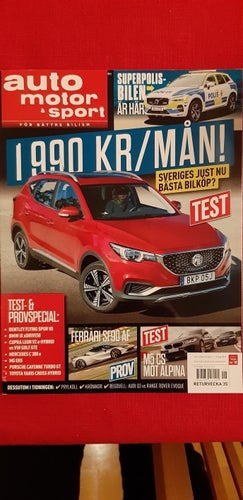 Auto motor & sport nr 18 2021: MG EHS + ZS, BMW M5 CS vs Alpina D5 S