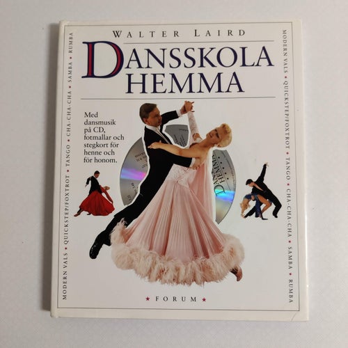 Dansskola hemma (inb) m CD + fotmallar & stegkort