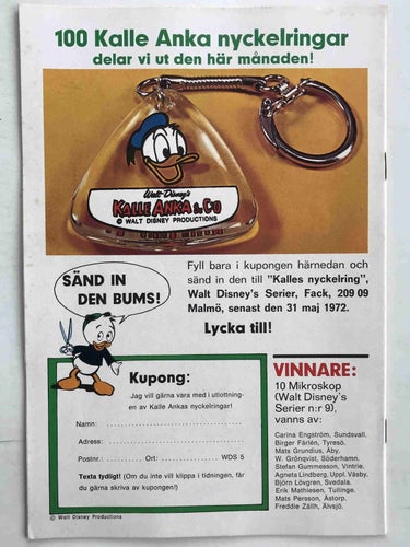 Walt Disney´s Serier - 1972:5 VF
