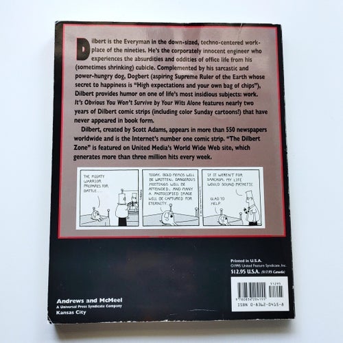 Scott Adams - It's obvious you won't survive by your wits alone (A Dilbert Book)