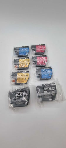 Kingjet LC3219XL bläckpatroner 8-pack Brother kompatibel svart cyan magenta gul