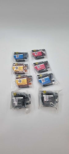 Kingjet LC3219XL bläckpatroner 8-pack Brother kompatibel svart cyan magenta gul